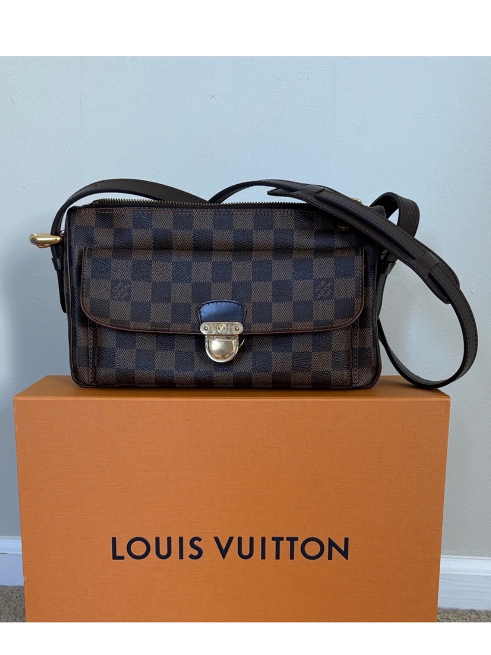 RARE DISCONTINUED Louis Vuitton Ravello Handbag with BOTH straps